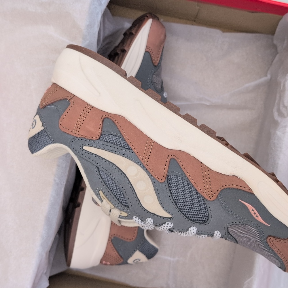 Saucony Grid Shadow 2 - Grey Brown - Size 10.5 ( S70807-3 ) - Picture 6 of 8